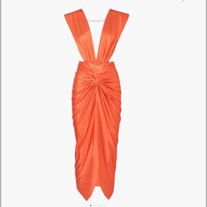 Baobab Mia Dress Knot Orange